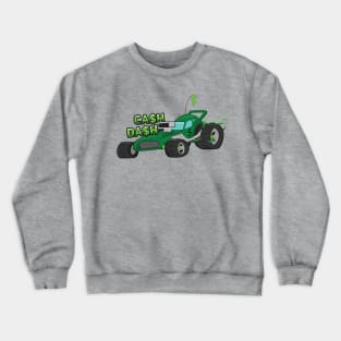 "Cash Dash" Green Dune Buggy Cartoon Beach Buggy Crewneck Sweatshirt